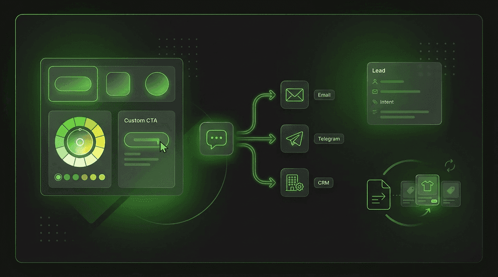 Actualización: Más personalización del widget y entrega de leads más inteligente